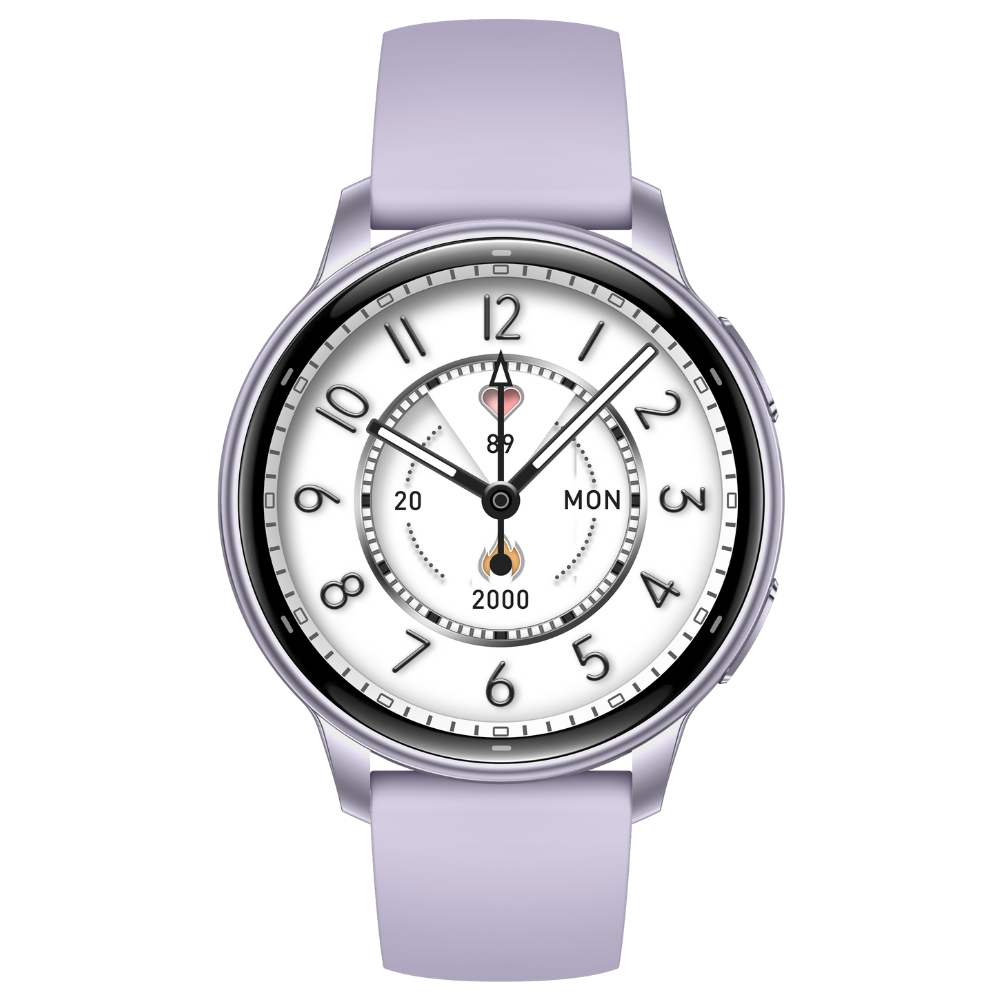 Smartwatch Evolve-x EvoWatch Naro AMOLED 1.32”, Monitorizare Sănătate, Apeluri Bluetooth, GPS, Autonomie 7 Zile, Rezistent Apă 3ATM, Mov Pastel [4]