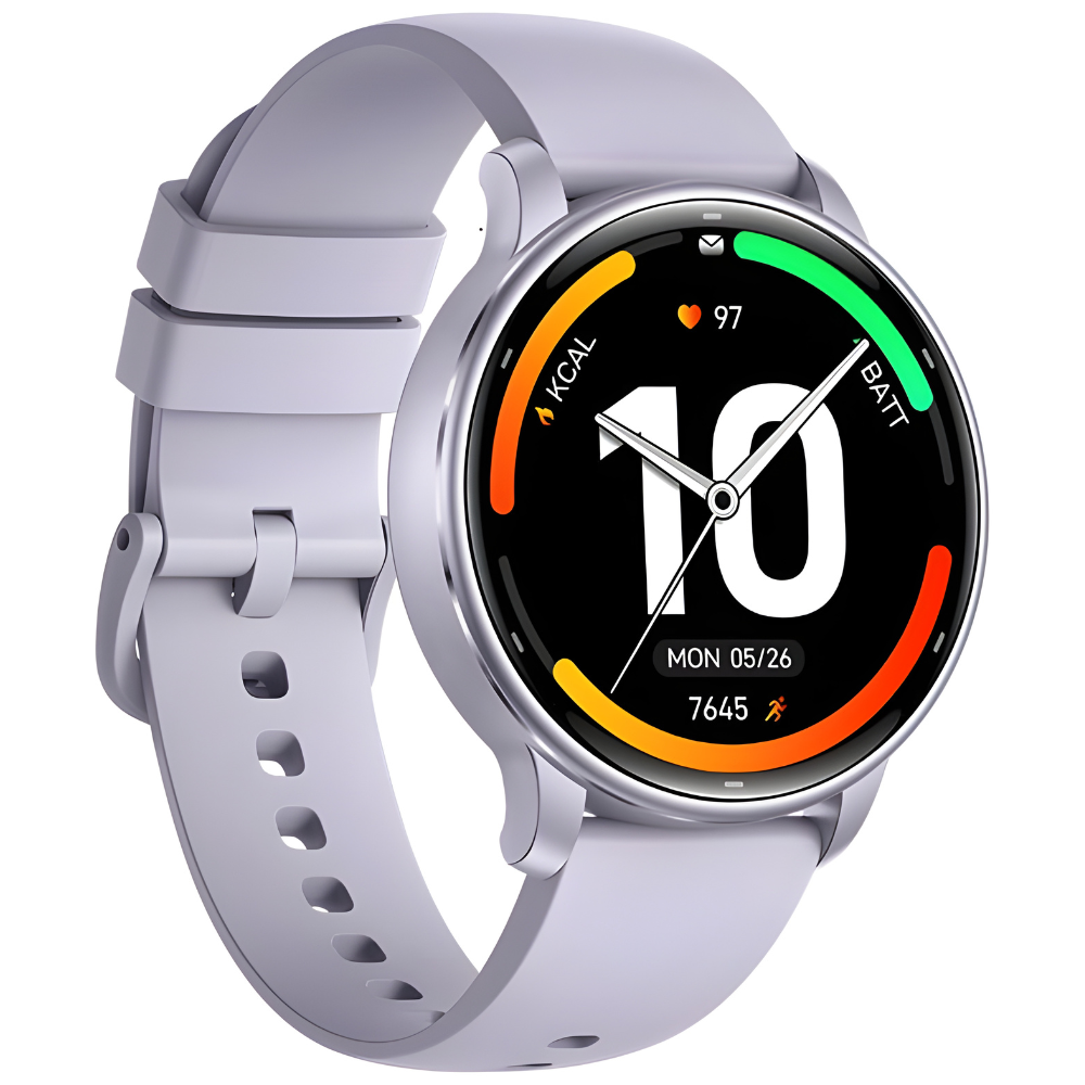 Smartwatch Evolve-x EvoWatch Naro AMOLED 1.32”, Monitorizare Sănătate, Apeluri Bluetooth, GPS, Autonomie 7 Zile, Rezistent Apă 3ATM, Mov Pastel [6]