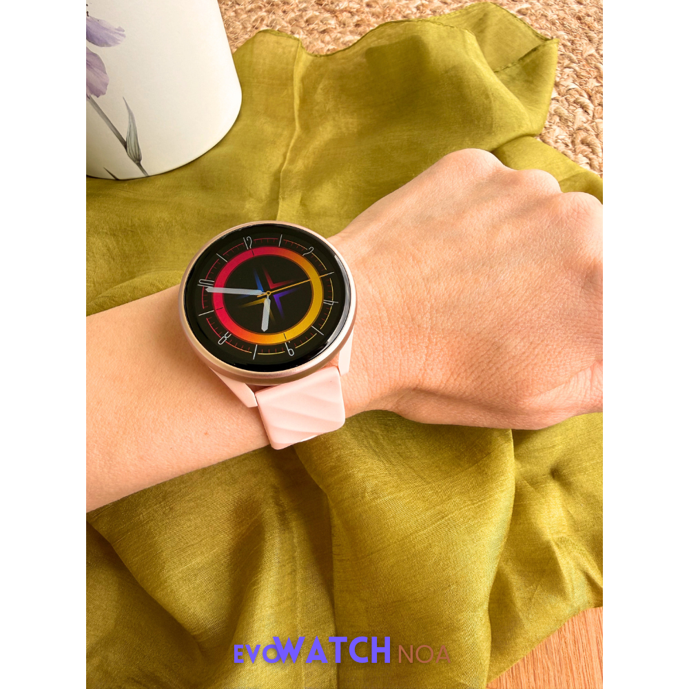 Smartwatch femei cu Apeluri Bluetooth, Ecran HD 1.46”, Monitorizare Puls, Tensiune și Oxigen SpO2, 100+ Moduri Sportive, Autonomie 7 Zile, EvoWatch Noa [6]