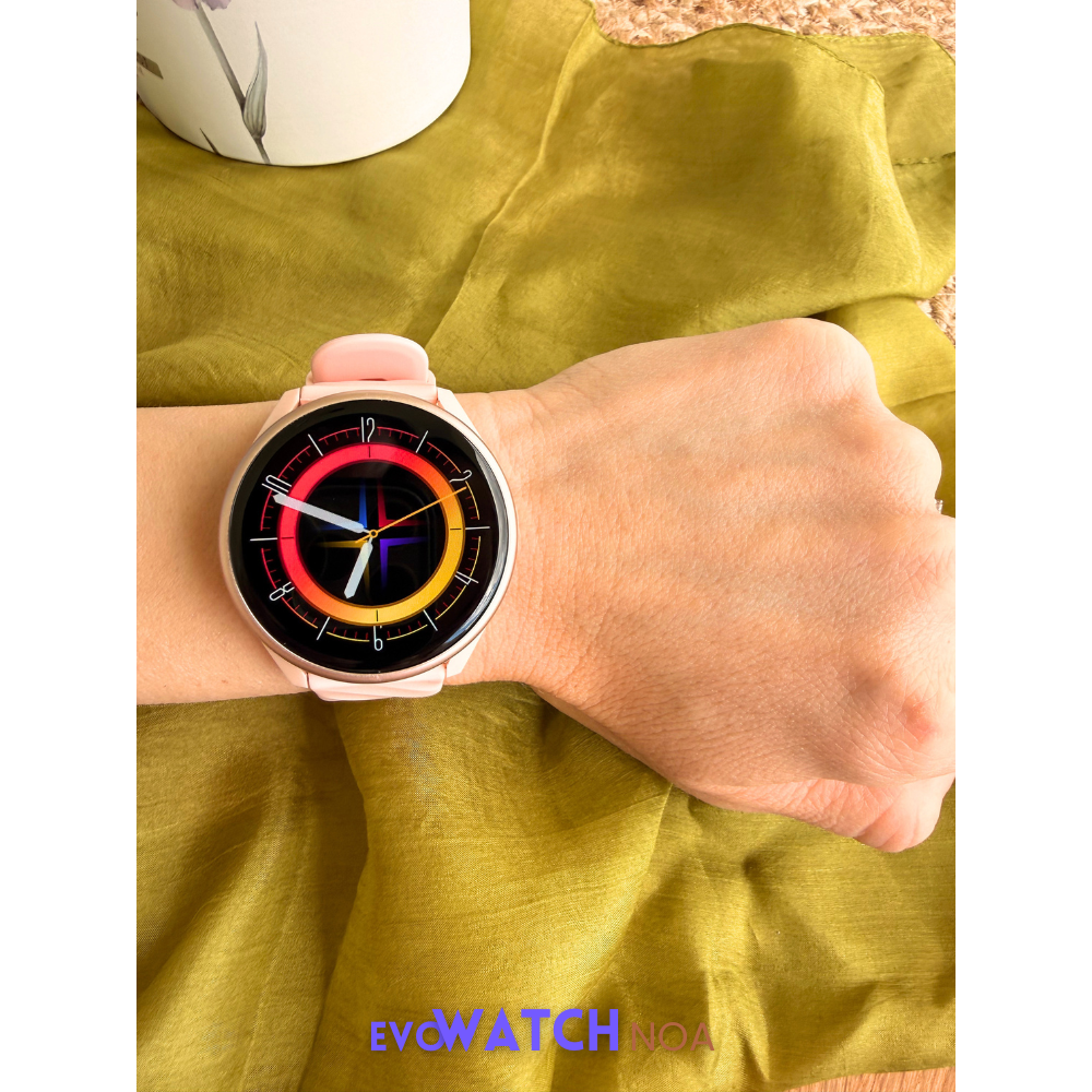 Smartwatch femei cu Apeluri Bluetooth, Ecran HD 1.46”, Monitorizare Puls, Tensiune și Oxigen SpO2, 100+ Moduri Sportive, Autonomie 7 Zile, EvoWatch Noa [5]