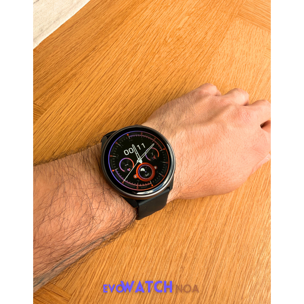 Smartwatch Unisex cu Apeluri Bluetooth, Ecran HD 1.46”, Monitorizare Puls, Tensiune și Oxigen SpO2, 100+ Moduri Sportive, Autonomie 7 Zile, EvoWatch Noa [7]