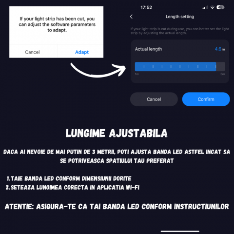 Banda LED Neon RGBIC inteligenta Evolve-x® EvoLuxe, 3 metri, exterior/interior, sincronizare muzica, control vocal, compatibil Alexa/Google Assistant, IP68, Aplicatie Wi-Fi Tuya si telecomanda [4]