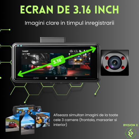 Camera Auto DVR Evolve-x® RVision X [4]