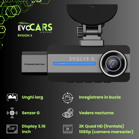 Camera Auto DVR Evolve-x® RVision X [2]