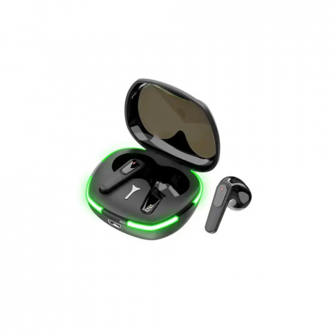 Casti Wireless - Casti audio wireless Evolve-x® EvoPro60, Bluetooth 5.1, True Wireless Stereo, Control prin atingere, Iluminare LED, Rezistente la apa IPX4, Latenta scazuta, fara fir, Negru