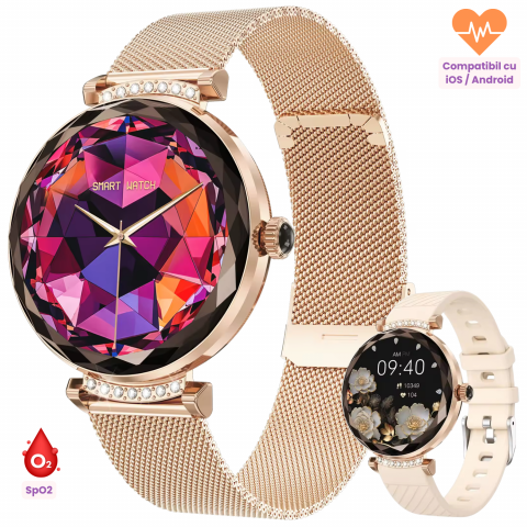 Ceas smartwatch dama Evolve-x® EvoFitt7 [1]