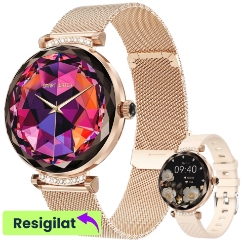 Smartwatch dama - RESIGILAT: Ceas smartwatch dama Evolve-x® EvoFitt7
