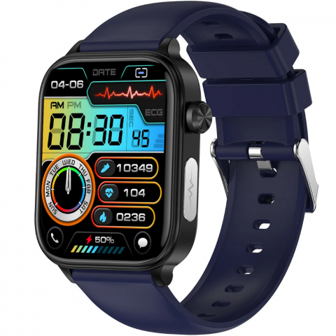 Ceas smartwatch Evolve-x® EvoPulse PRO, EKG, Apeluri si mesaje bluetooth, Monitorizare Sanatate [1]