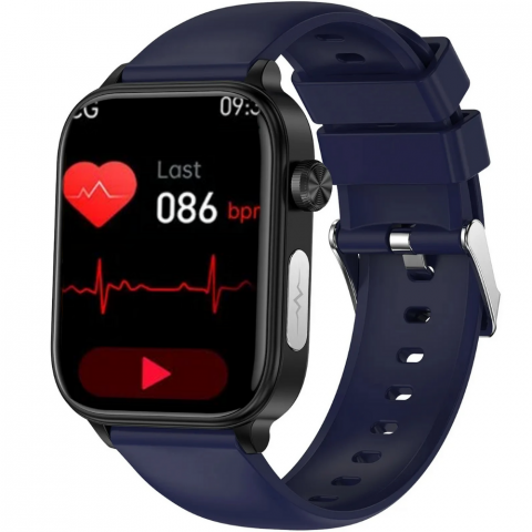 Smartwatch dama - Ceas smartwatch Evolve-x® EvoPulse PRO, EKG, Apeluri si mesaje bluetooth, Monitorizare Sanatate