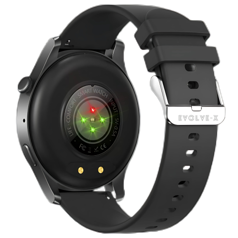 Ceas smartwatch dama Evolve-x® EvoWatch NOVA, Apeluri bluetooth, Microfon, Monitorizare Sanatate, Notificari, Asistent vocal, Ecran AMOLED 1.43 inch HD, compatibil iOS si Android, doua bratari [4]