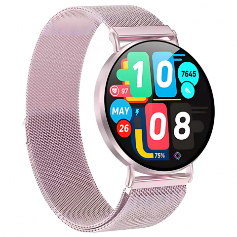 Ceas smartwatch dama Evolve-x® EvoWatch10 PRO, Apeluri si Notificari bluetooth, Monitorizare Sanatate [4]