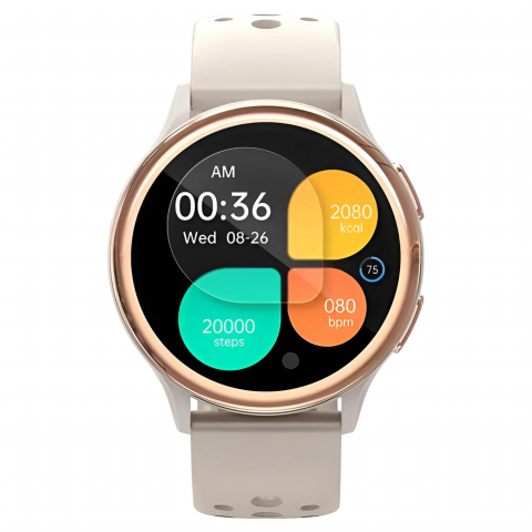 Ceas smartwatch dama Evolve-x® EvoWatch3, Apeluri si Notificari bluetooth, Monitorizare sanatate si Functii fitness [3]