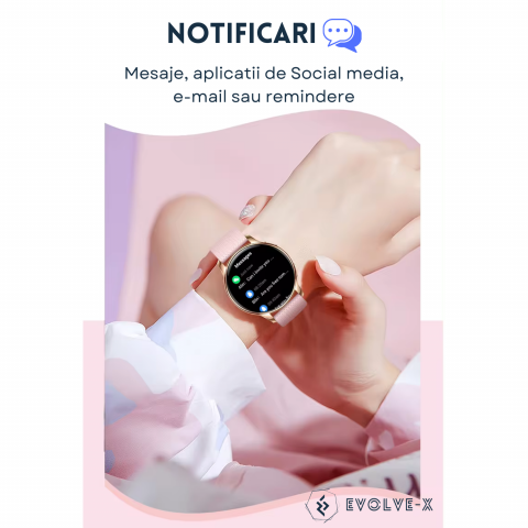 Ceas smartwatch dama Evolve-x® PRO 10 [6]