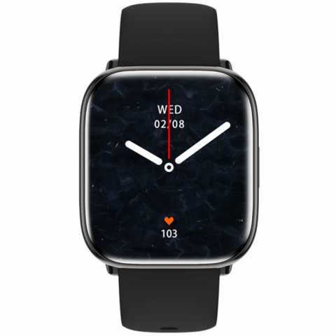 Ceas Smartwatch Evolve-x® Edge, Functii fitness, Display AMOLED 1.75 inch, Monitorizare Puls si Tensiune Arteriala, Oximetru SpO2, Notificari Apeluri/Social Media, Apeluri si mesaje bluetooth, IP68, B [3]