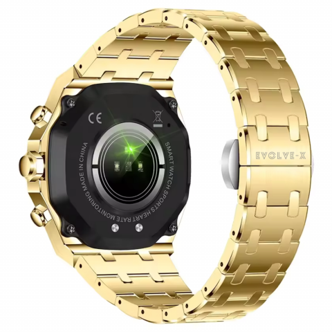 Ceas smartwatch Evolve-x® EvoWatch6, auriu/negru [7]