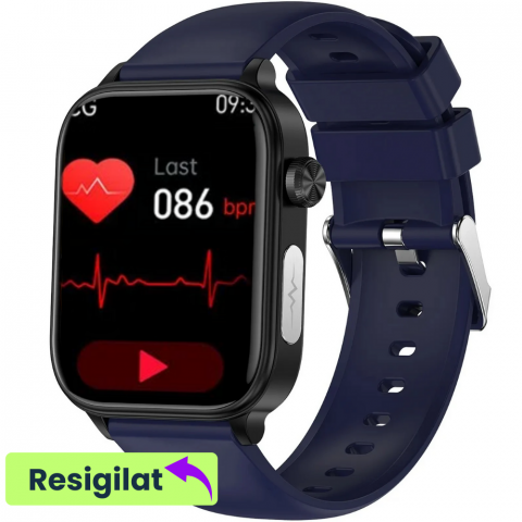 Smartwatch dama - RESIGILAT: Ceas smartwatch Evolve-x® EvoPulse PRO, EKG, Apeluri si mesaje bluetooth, Monitorizare Sanatate