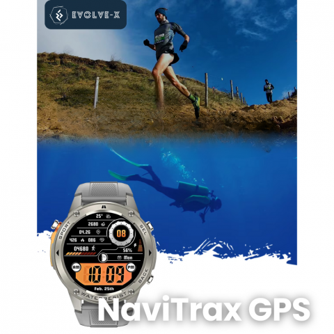 Ceas smartwatch Evolve-x® NaviTrax GPS [4]