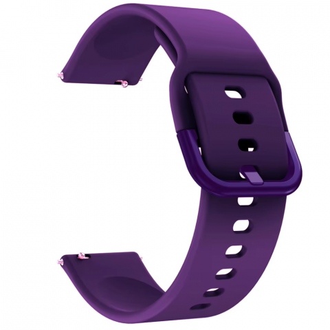 Curea smartwatch din silicon, 20mm, sistem Quick release, mov