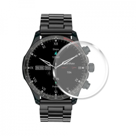 Folie de protectie Smartwatch Evolve-x 37mm, display rotund, transparenta