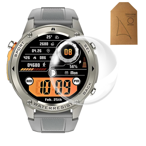 Accesorii Smartwatch - Folie de protectie Smartwatch Evolve-x, silicon, 39mm, display rotund