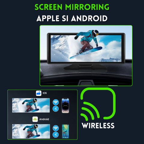 Navigatie Auto EvoCARS Carplay/Android Auto si camera marsarier [5]