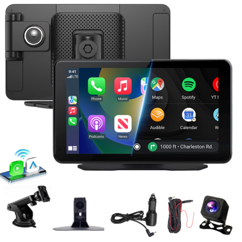 Navigatii Android & Carplay - Navigatie Auto Multimedia Evolve-x® EvoCars, Display 7 inch, pentru Apple Carplay si Android Auto wireless