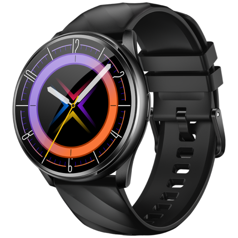 Smartwatch barbati - Smartwatch Unisex cu Apeluri Bluetooth, Ecran HD 1.46”, Monitorizare Puls, Tensiune și Oxigen SpO2, 100+ Moduri Sportive, Autonomie 7 Zile, EvoWatch Noa
