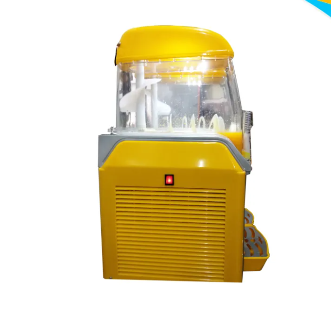 Aparat Dozator Granita cu 3 Cuve - Capacitate 3x12L, 1100W, 220V, Refrigerare Rapidă, Ideal pentru Băuturi Răcoritoare [2]