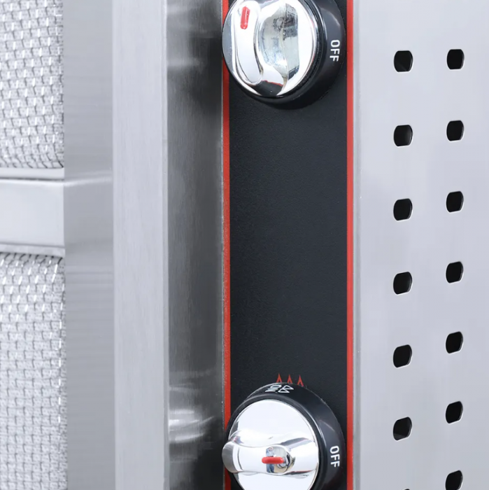 Aparat shaorma gaz GPL, Excalibur INOX, rotisor kebab gaz 3 arzatoare [4]
