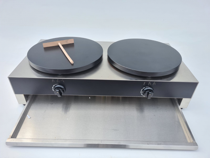Crepiera dubla pe gaz 40 cm GPL [2]