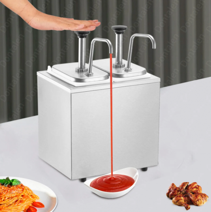 Dispencer Dozator  Sosuri Simplu Inox, 1 x 3 Litri [6]