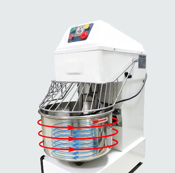 Malaxor aluat cu spirală cap fix, 40 litri, 2 viteze [8]