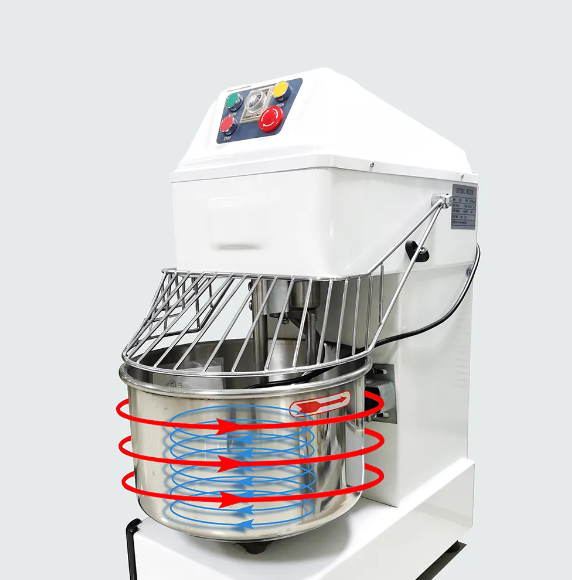Malaxor aluat cu spirală cap fix, 40 litri, 2 viteze [1]