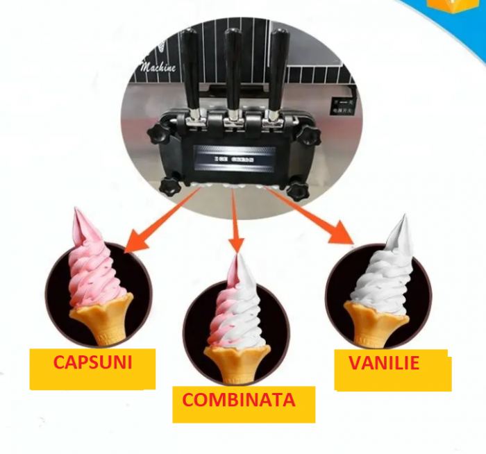 Masina de inghetata  ,2 compresoare ,inox 22-30L/H [7]