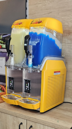 Aparat Dozator Granita, cu 2 Cuve, Capacitate 2x12L, 850W, 220V,  Refrigerare Rapida, Panou de Control [8]