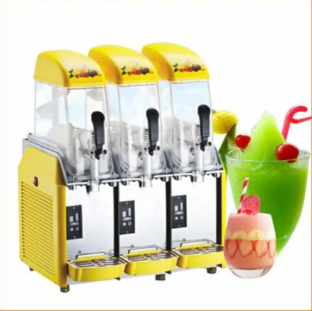 Aparat Dozator Granita cu 3 Cuve - Capacitate 3x12L, 1100W, 220V, Refrigerare Rapidă, Ideal pentru Băuturi Răcoritoare [8]