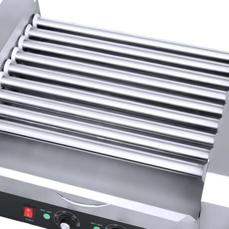 Aparat hot-dog grill cu sertar,9 role -ideal pentru cremwursti si carnati [5]