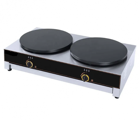 Aparatura Desert - Crepiera dubla pe gaz 40 cm GPL