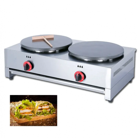 Crepiera dubla pe gaz 40 cm GPL [4]