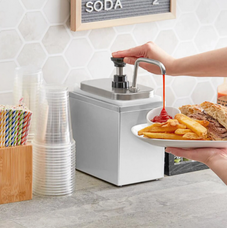 Dispencer Dozator  Sosuri Simplu Inox, 1 x 3 Litri [3]