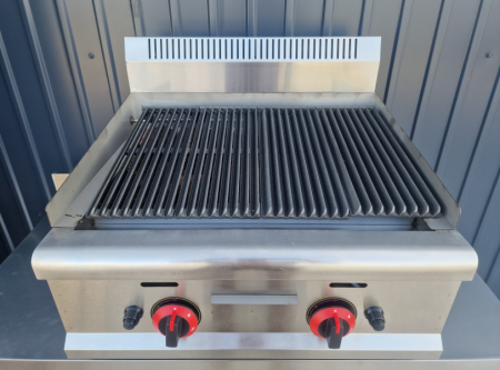 Gratar cu Roca Vulcanica si Grill din fonta,5 kg de roca inclusa [8]