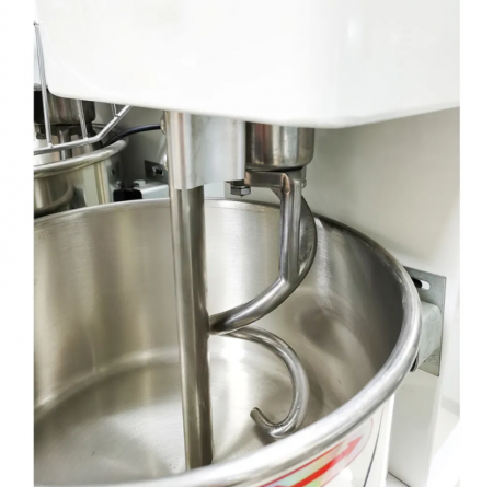 Malaxor aluat cu spirală cap fix, 20 litri, 2 viteze, bol inox , temporizator [5]