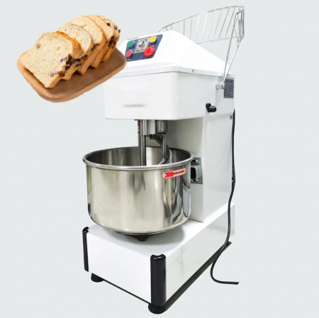 Preparare Alimente - Malaxor aluat cu spirală cap fix, 20 litri, 2 viteze, bol inox , temporizator