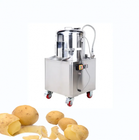 Preparare Alimente - Masina de curatat cartofi 15 kg -motor monofazic,eficienta si durabila