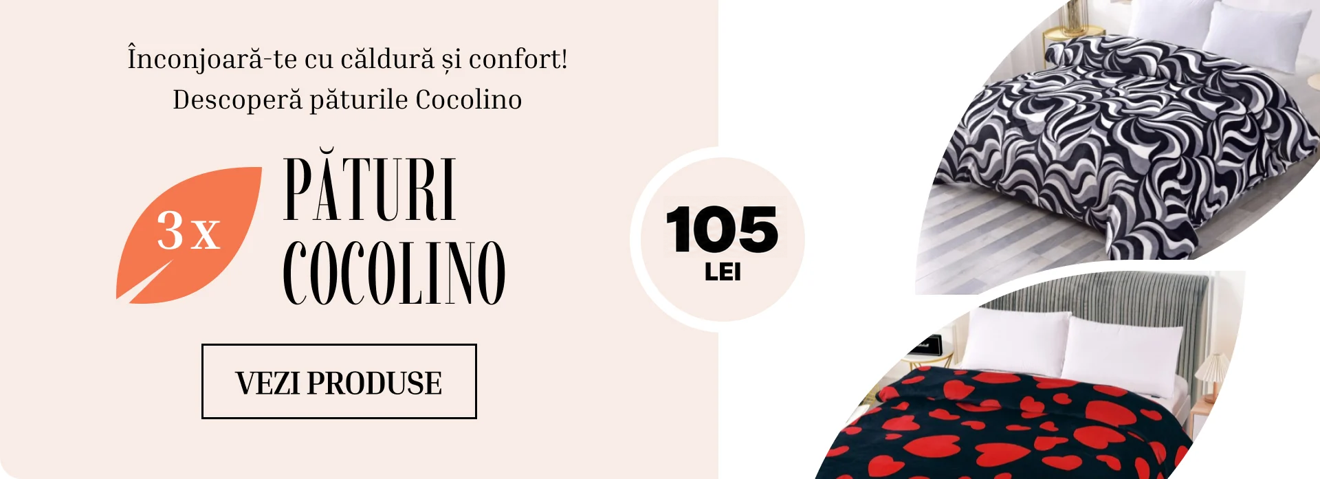 Banner 3x Paturi Cocolino 99 lei