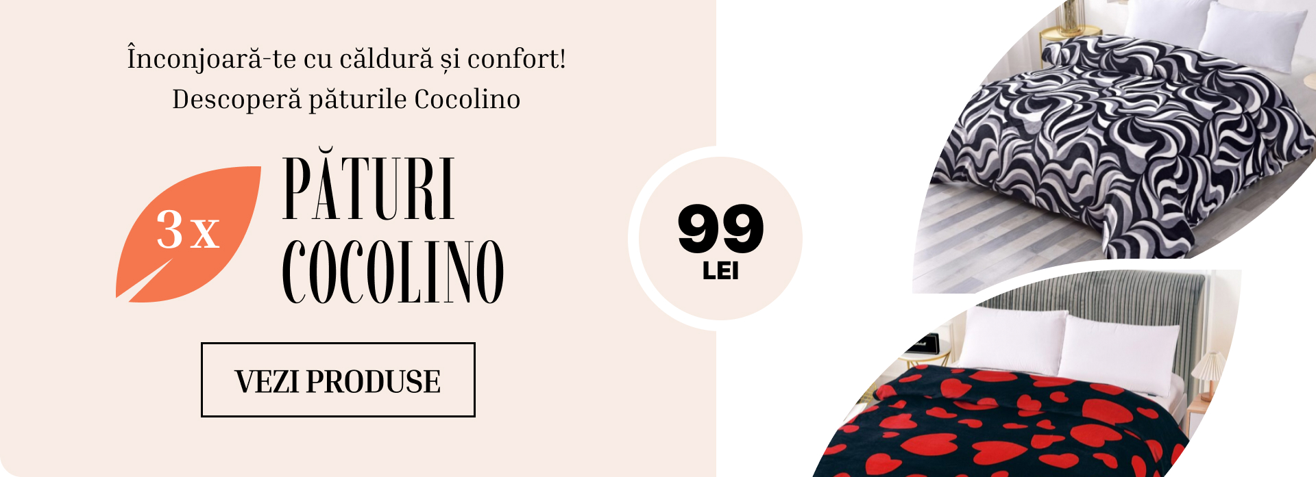 Banner 3x Paturi Cocolino 99 lei