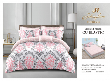 LENJERII CU ELASTIC 1+1=150 LEI - LENJERIE CEARSAF CU ELASTIC