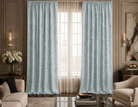 PERDELE GATA CUSUTE - Draperie 3,0 m L x 2,6 m H
