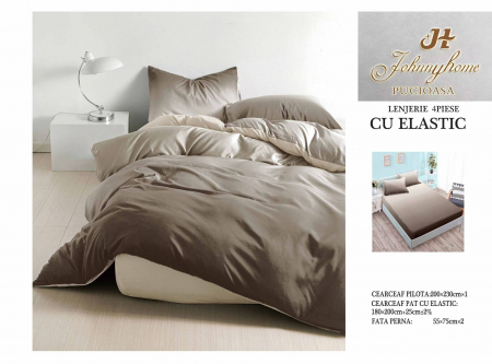 LENJERII CU ELASTIC 1+1=150 LEI - LENJERIE CEARSAF CU ELASTIC
