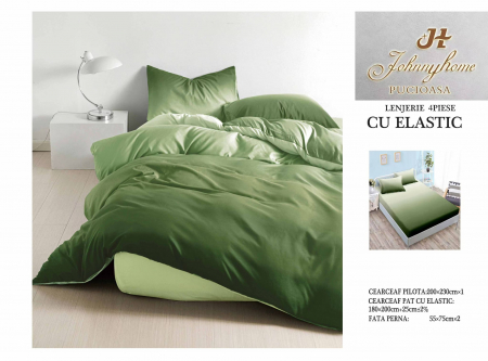 LENJERII CU ELASTIC 1+1=150 LEI - LENJERIE CEARSAF CU ELASTIC